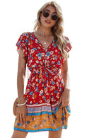 pring V-Neck Dress for Women: Chic Prints for the Season