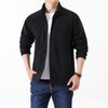 Men's Fleece Jacket: Stand Collar Warmth and Style