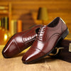 Men's Business Leather Shoes: Formal & Pointed Elegance