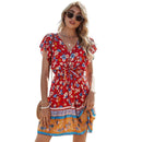 pring V-Neck Dress for Women: Chic Prints for the Season