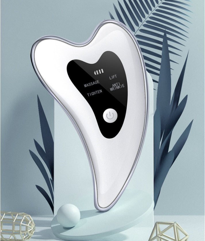 USB Rechargeable Guasha Massager: Facial & Body Scraping Tool, Wrinkle Remover