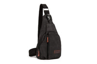 Men's Canvas Crossbody Bag - Casual Shoulder & Chest Pack