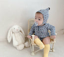 "Newborn Boys & Girls Romper Set - Long Sleeve Jumpsuit + Hat"