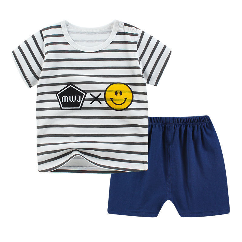 Summer 2PCS Set: Newborn Baby Boy & Girl T-Shirt and Shorts