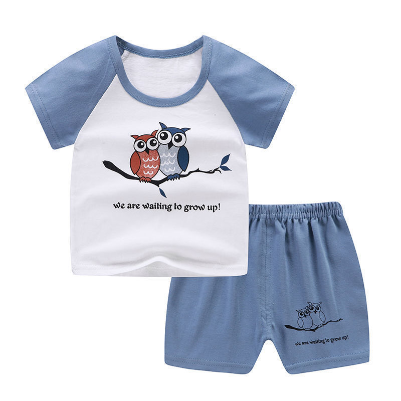 Summer 2PCS Set: Newborn Baby Boy & Girl T-Shirt and Shorts