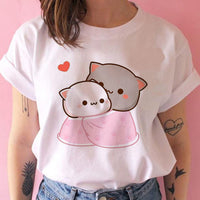 Fashion Harajuku Kawaii Punk T-Shirt: Cute Anime Tee for Women