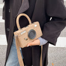 Women's Frosted Camera Shoulder Bag: Chic & Functional Style