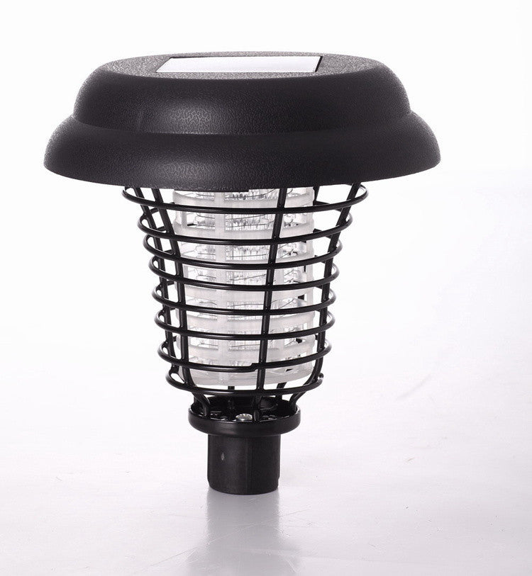 Solar LED Rechargeable Mosquito Lamp: UV Bug Zapper for Outdoor Garden