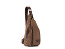 Men's Canvas Crossbody Bag - Casual Shoulder & Chest Pack