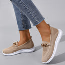 Women’s Chain Mesh Flats: Sporty & Stylish Walking Shoes