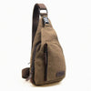 Men's Canvas Crossbody Bag - Casual Shoulder & Chest Pack