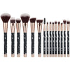 11-Piece Marble Makeup Brush Set: Complete Beauty Kit