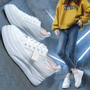 Women's White High-Top Sports Shoes: Casual Style Meets Comfort