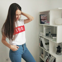 Fashion Casual Women's Short-sleeved T-shirt