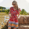 pring V-Neck Dress for Women: Chic Prints for the Season