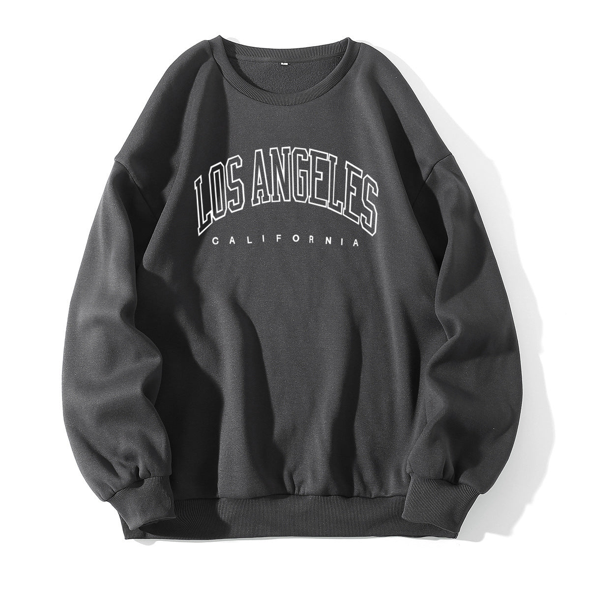 Letter Print Crew Neck Sweatshirt: Stylish Pullover Design