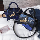 Women’s Leather Embroidery Handbags: Chic Shoulder Bags for Girls