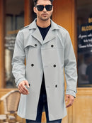 Men's Double-Breasted Lapel Coat