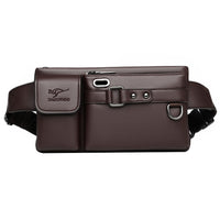 Luxury Leather Waist Bag for Men - Fanny Pack & Crossbody Sling