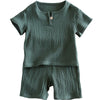 Summer Baby Boy Set: Short Sleeve Top & Shorts