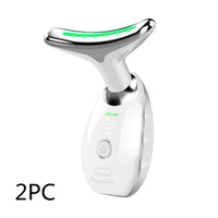 LED Photon Therapy Neck & Face Massager: Skin Tightening, Anti-Wrinkle, Double Chin Reduction