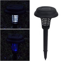 Solar LED Rechargeable Mosquito Lamp: UV Bug Zapper for Outdoor Garden