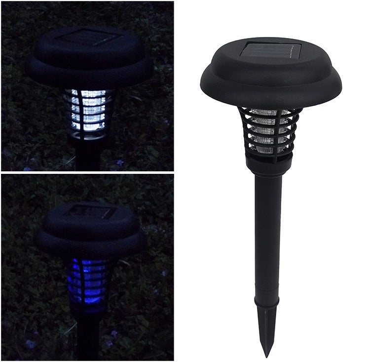 Solar LED Rechargeable Mosquito Lamp: UV Bug Zapper for Outdoor Garden