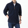 Men's Fleece Jacket: Stand Collar Warmth and Style