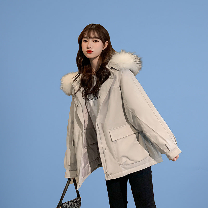 Women’s Loose Winter Coat: Cozy Bread-Style Outerwear