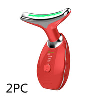 LED Photon Therapy Neck & Face Massager: Skin Tightening, Anti-Wrinkle, Double Chin Reduction