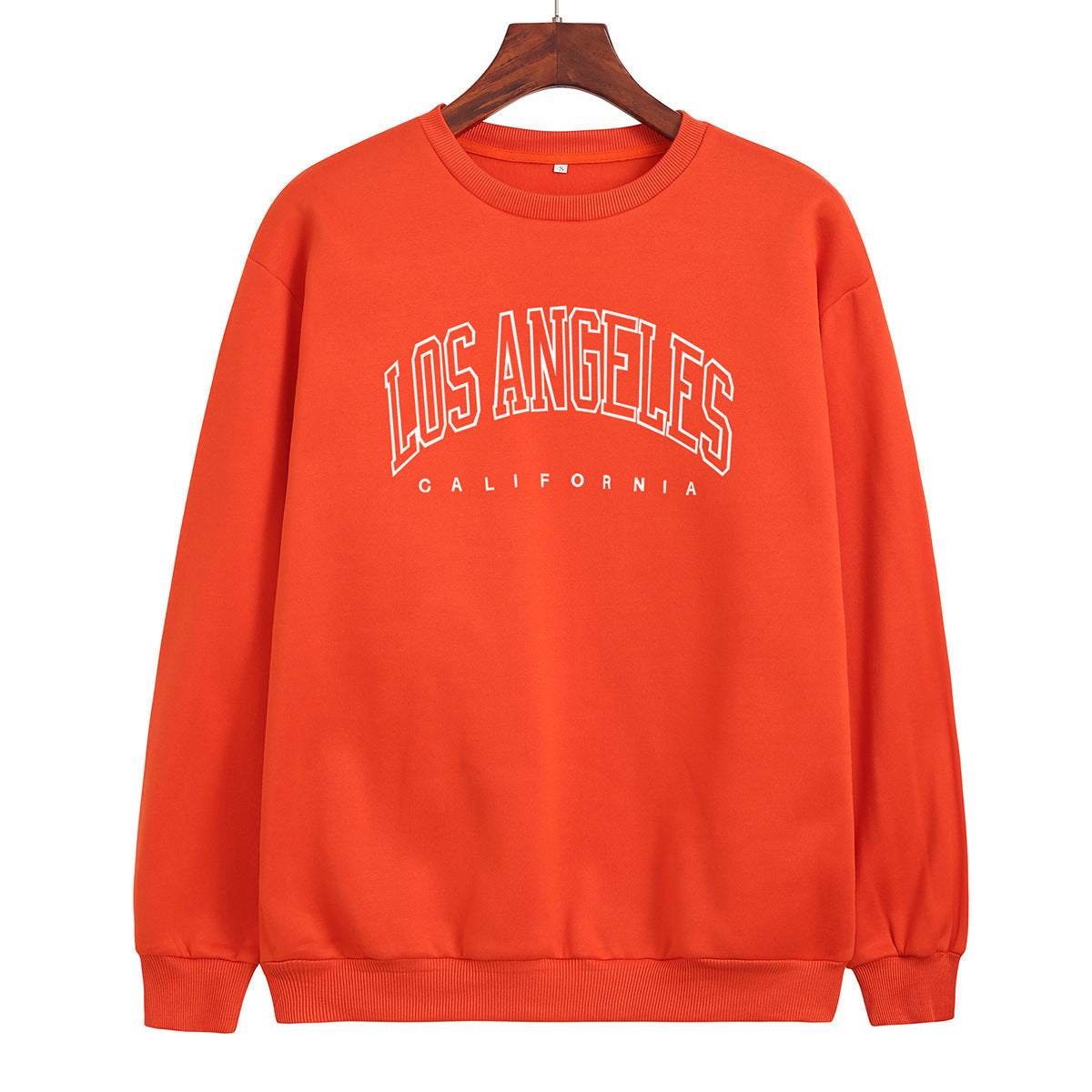 Letter Print Crew Neck Sweatshirt: Stylish Pullover Design