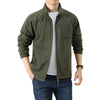 Men's Fleece Jacket: Stand Collar Warmth and Style