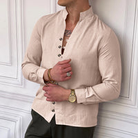 Men's Ethnic Linen Shirt - Casual & Loose Fit