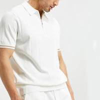 Short-sleeved Polo Shirt Summer Lapel Zipper T-shirt Tops