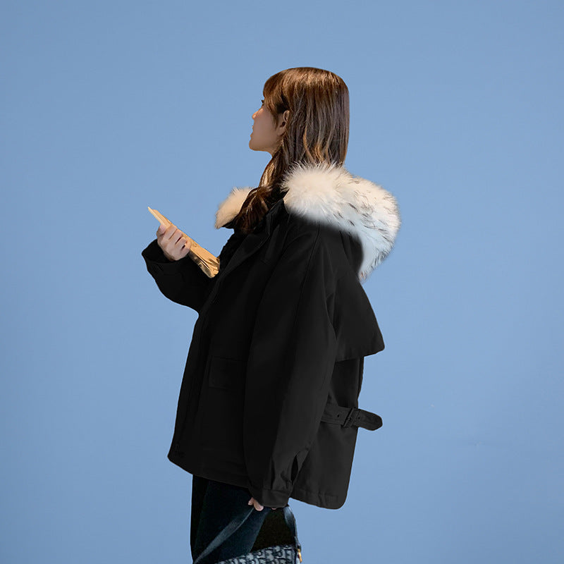 Women’s Loose Winter Coat: Cozy Bread-Style Outerwear