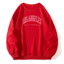 Letter Print Crew Neck Sweatshirt: Stylish Pullover Design