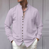 Men's Ethnic Linen Shirt - Casual & Loose Fit