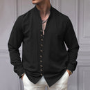 Men's Ethnic Linen Shirt - Casual & Loose Fit