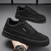 Men's Casual Lace-Up Sneakers: Breathable & Thick-Soled