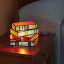 Glass Folding Book Lamp: Resin Crafts Table Lamp