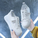 Women's White High-Top Sports Shoes: Casual Style Meets Comfort