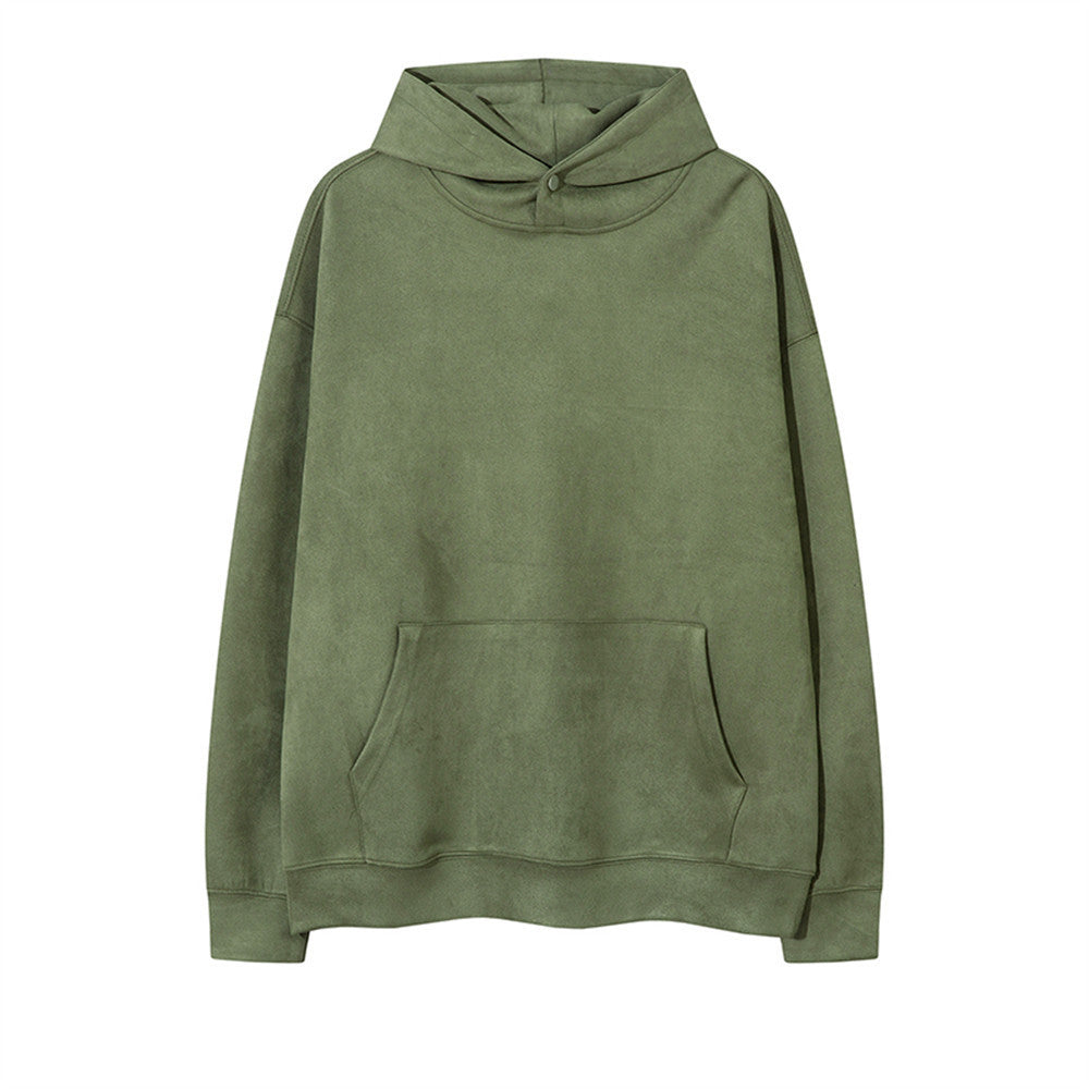 Men's Trendy Pure Color All-Match Hoodie