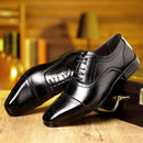 Men's Business Leather Shoes: Formal & Pointed Elegance