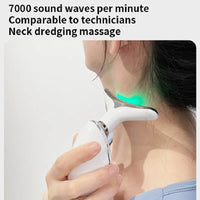 LED Photon Therapy Neck & Face Massager: Skin Tightening, Anti-Wrinkle, Double Chin Reduction