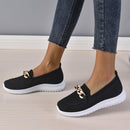 Women’s Chain Mesh Flats: Sporty & Stylish Walking Shoes